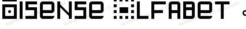Hisense Alfabet Reg字体转换